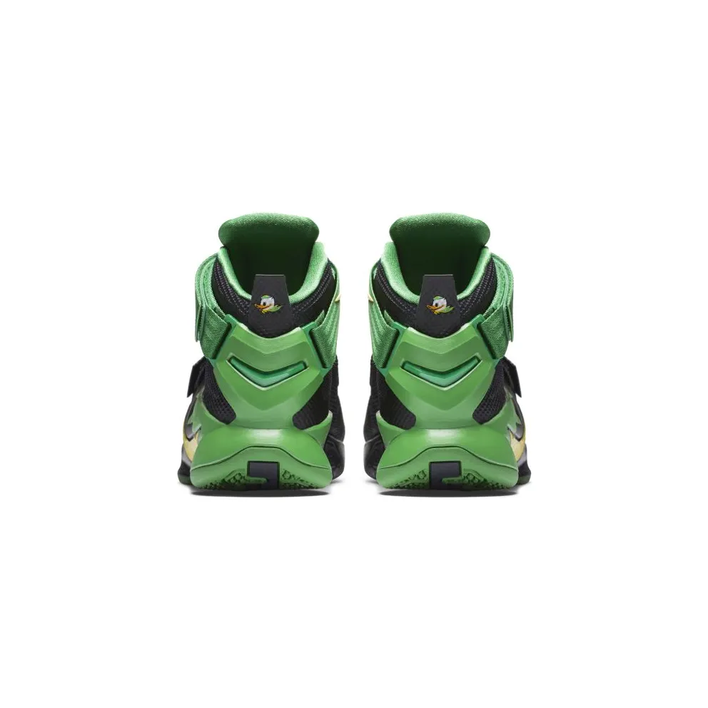 Nike LeBron Zoom Soldier 9 Oregon Black/Yellow Strike-Apple Green (749490-073)