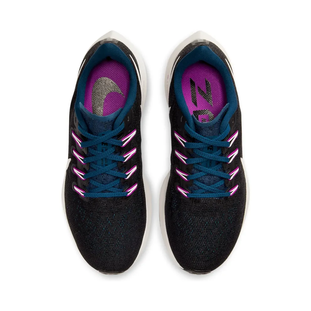 Nike Air Zoom Pegasus 36 Black Valerian Blue (W) Black/Valerian Blue/Vivid Purple (AQ2210-012)