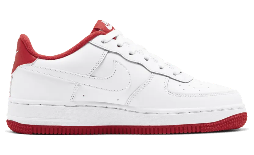 Nike Air Force 1’White University Red’ GS White/University Red (CD6915-101)