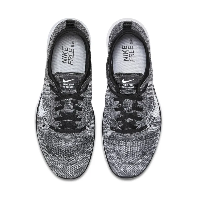 Nike Free Tr Flyknit Oreo (W) Black/White-Wolf Grey (718785-001)