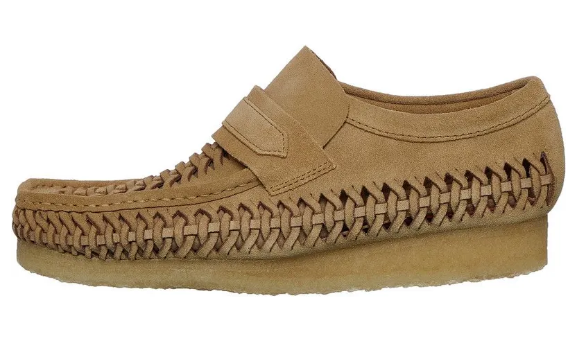 Clarks Originals Wallabee Loafer Weave Maple Suede (26176534)