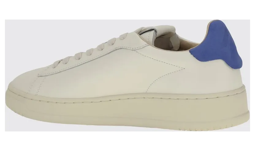 Autry Dallas Low Bicolor Smooth Calfskin Sneakers with Logo Blue 1 (ADLMMR26) (2)