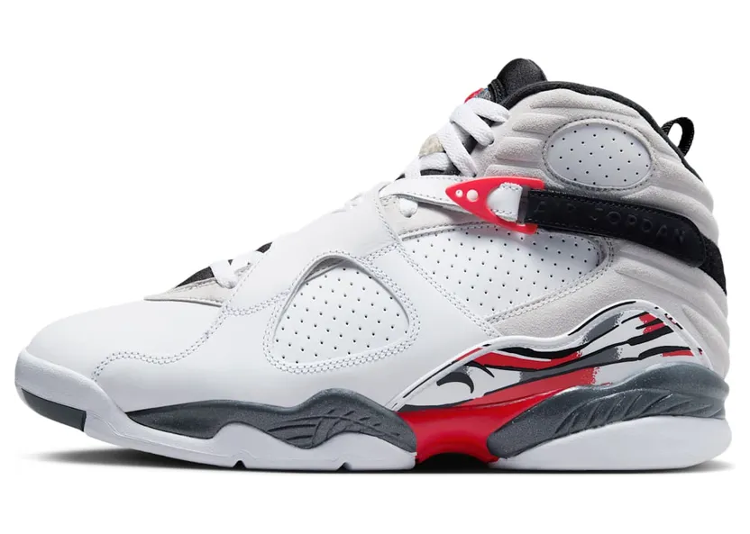 Air Jordan 8 Retro Bugs Bunny (2025) “White / True Red / Black” (305381-100)