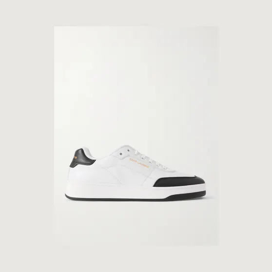 Saint Laurent SL/61 Two-Tone Leather Sneakers White (84553700NI0)