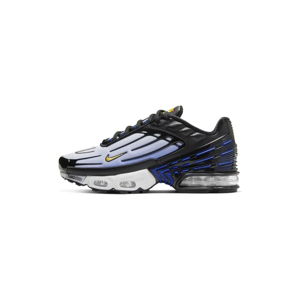 Nike Air Max Plus 3 Hyper Blue (GS) Black/Hyper Blue-Dynamic Yellow (CD6871-001)
