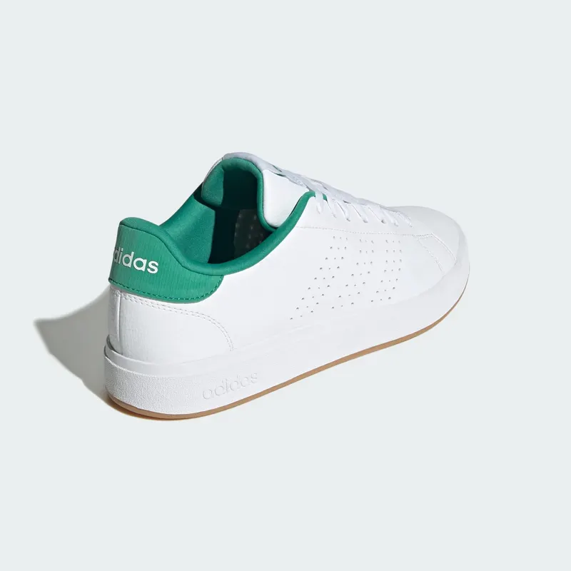 Adidas Advantage Base 2.0 Cloud White / Cloud White / Semi Court Green (JQ0386)