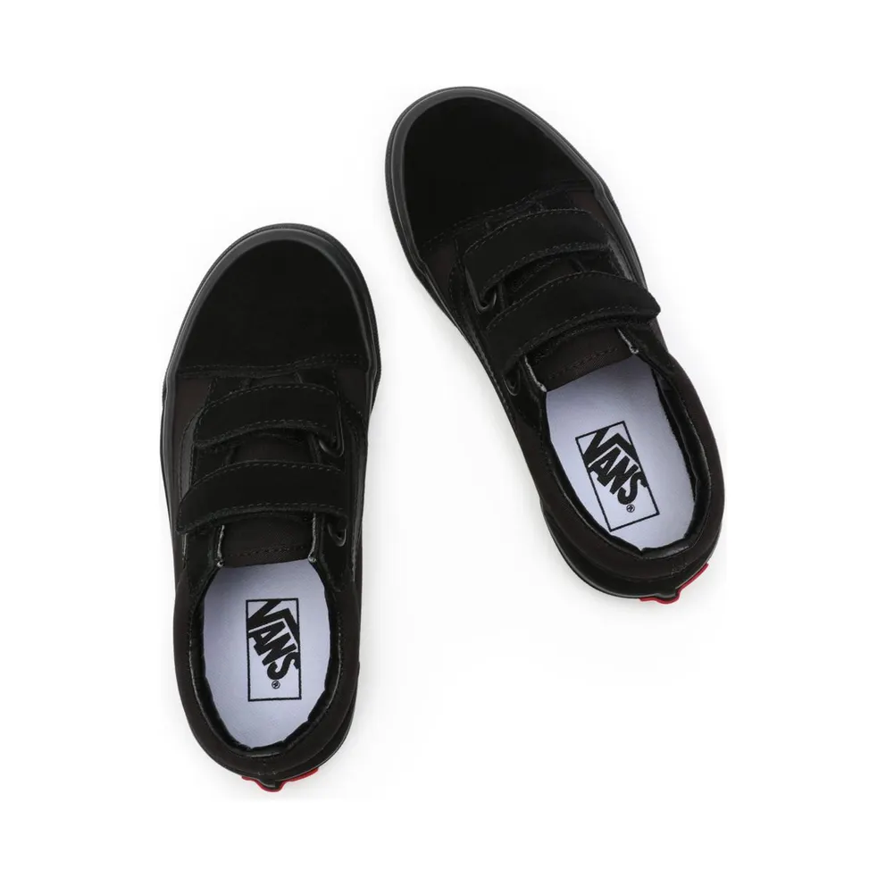 VANS Old Skool V Toddler Shoes (Black)
