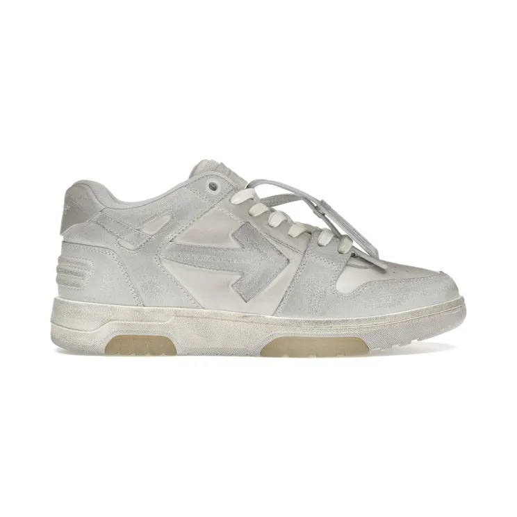 OFF-WHITE Out Of Office OOO Vintage Low Tops White (OMIA189C99LEA0140101)