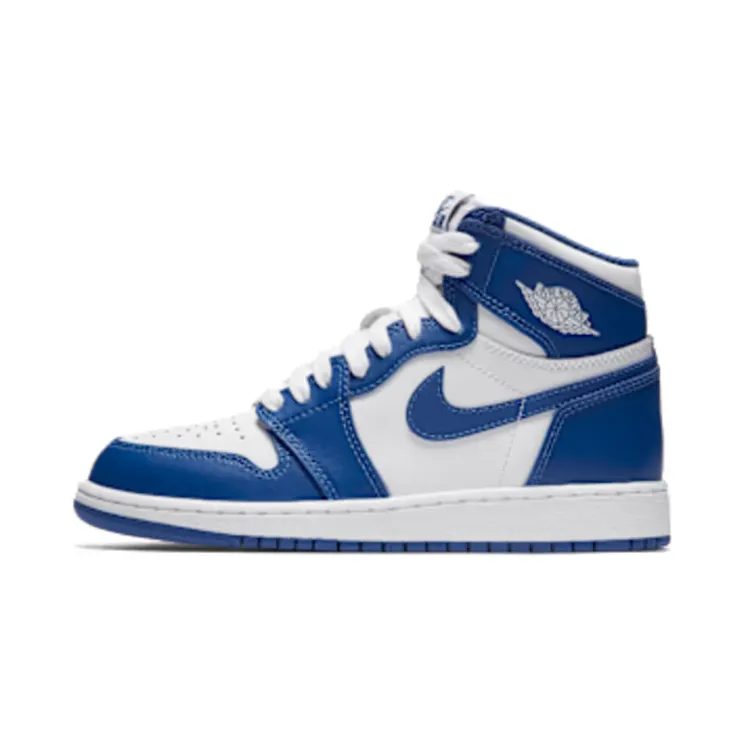 Jordan 1 Retro Storm Blue (GS) “White / Storm Blue” (575441-127)