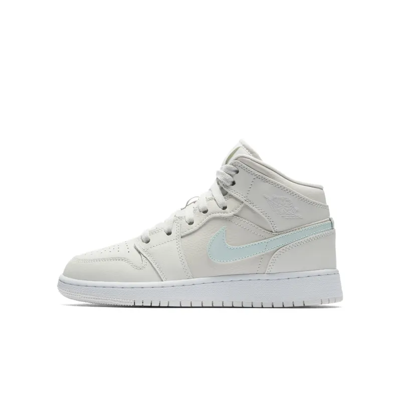 Jordan 1 Mid Multi-Color Swoosh Phantom (GS) Phantom/Igloo-Purple Rise-Blue Tint (555112-035)