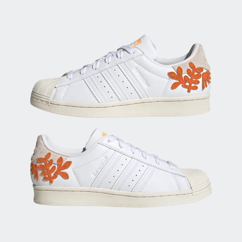 Adidas Superstar Cloud White / Flash Orange / Solar Red (GZ0865)