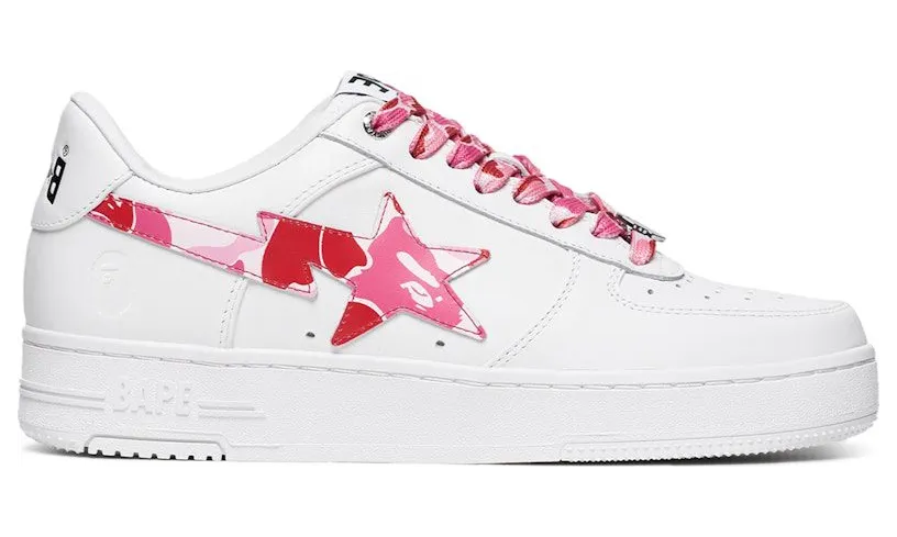 A Bathing Ape Bape Sta Low ABC Camo White Pink (2025) (1K70-191-335-PNK)