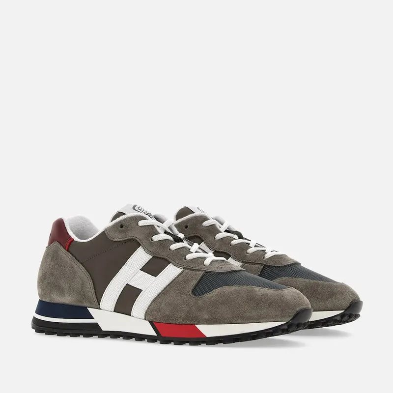 Hogan H383 Grey Burgundy White (HXM3830AN51MLA0YFF)