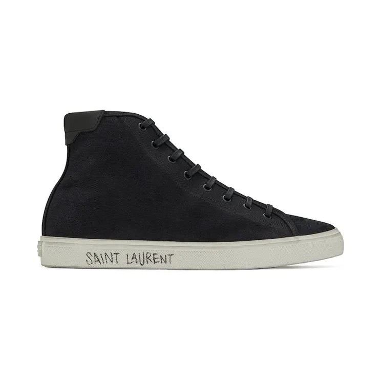 Saint Laurent Malibu Mid Black White