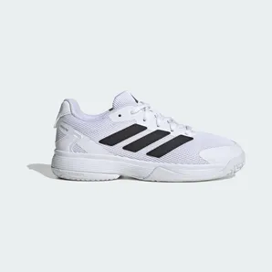 adidas Ubersonic Tennis Shoes Kids “Cloud White / Core Black / Cloud White” (KK3850)