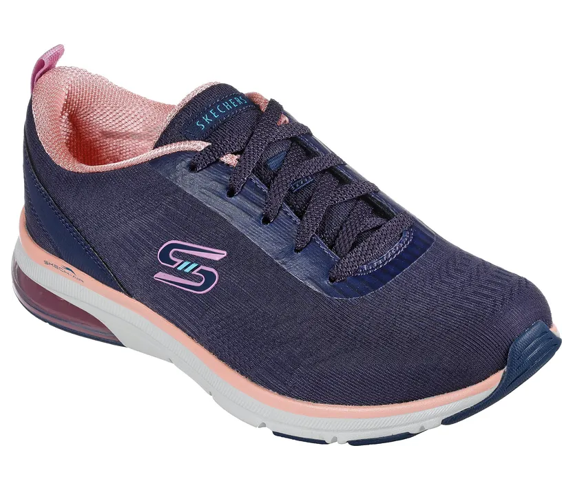 Skechers Relaxed Fit: Skech-Air Edge – Mellow Days – Marine / Koraal (104296 NVCL)
