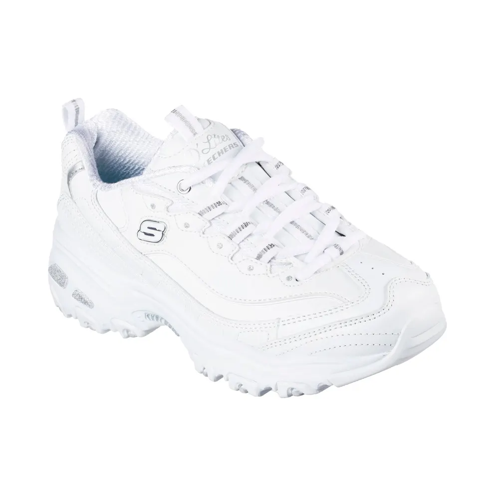 Skechers D’Lites – Fresh Start Sneaker White/Silver