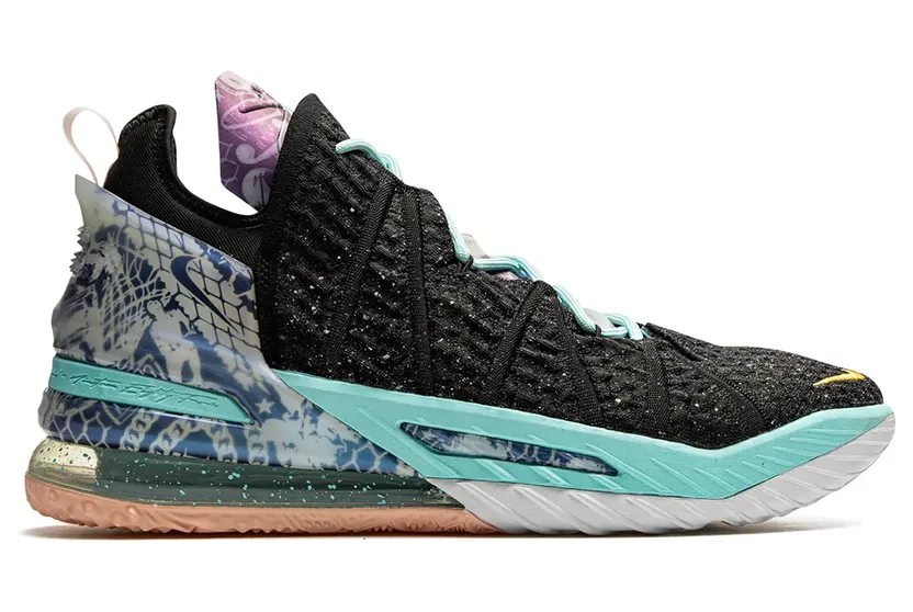 Nike LeBron 18 Los Angeles By Night Sneakers – Rosa (DB8148)