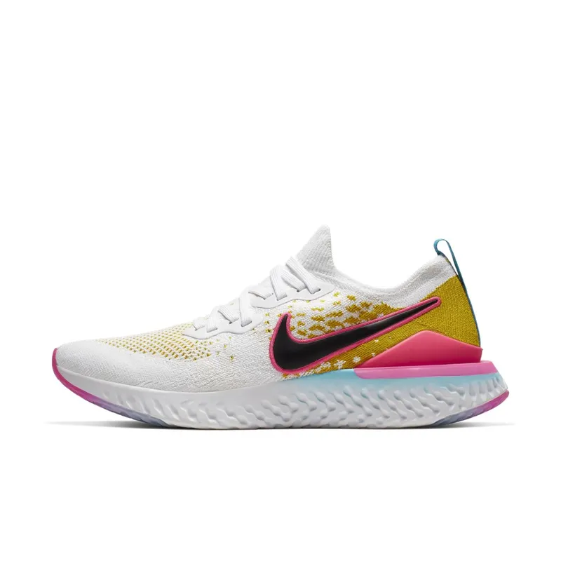 Nike Epic React Flynit 1 White Pink Blast Citron White/Pink Blast/Citron (CI7583-100)