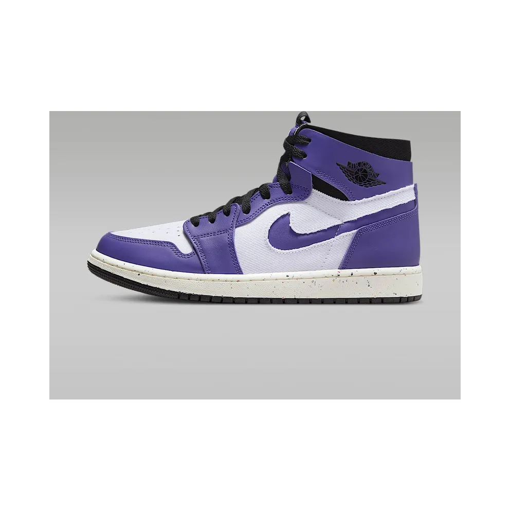 Jordan 1 High Zoom Air CMFT Crater Purple – “White / Crater Purple / Black” (CT0978-501)