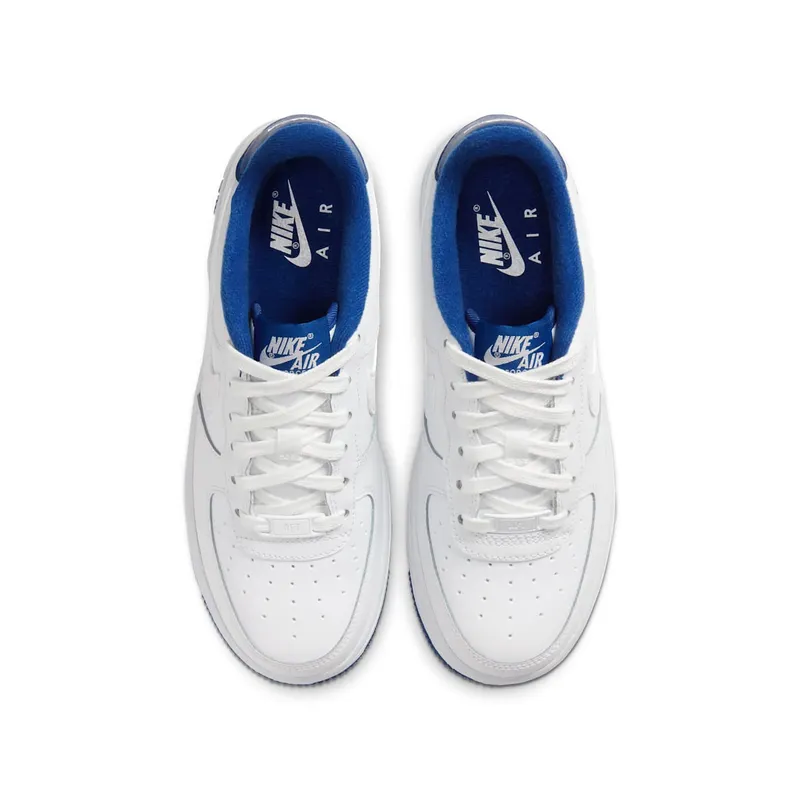 Nike Air Force 1 Low White Deep Royal Blue (GS) White/Deep Royal Blue-White (CD6915-102)