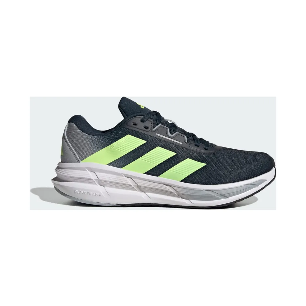 Adidas Questar 3 Running Shoes Aurora Ink / Hi-Res Yellow / Halo Silver (JI4621)