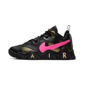 Nike Air Barrage Low QS ‘Super Bowl LIV’ “Black / Infinite Gold / Pink Blast” (CT8454-001)