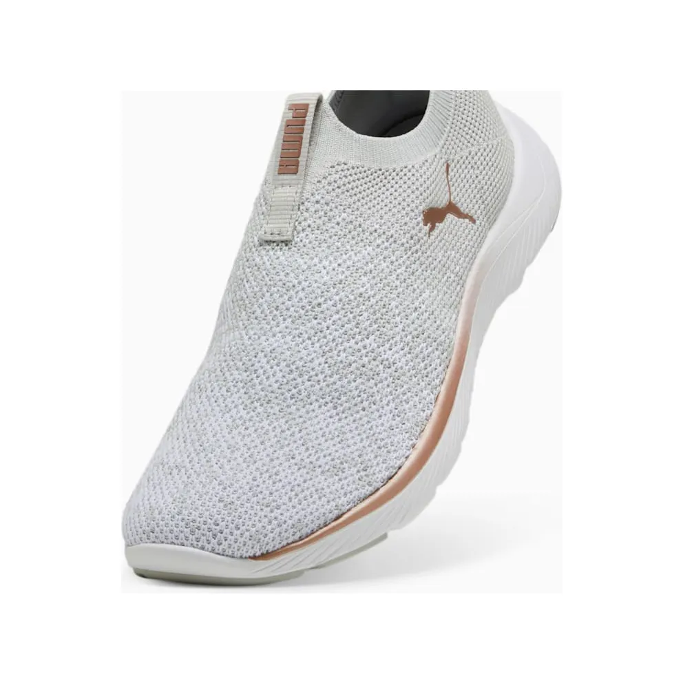 Puma Softride Remi Slip-On Ash Gray White Rose Gold (309834-02)