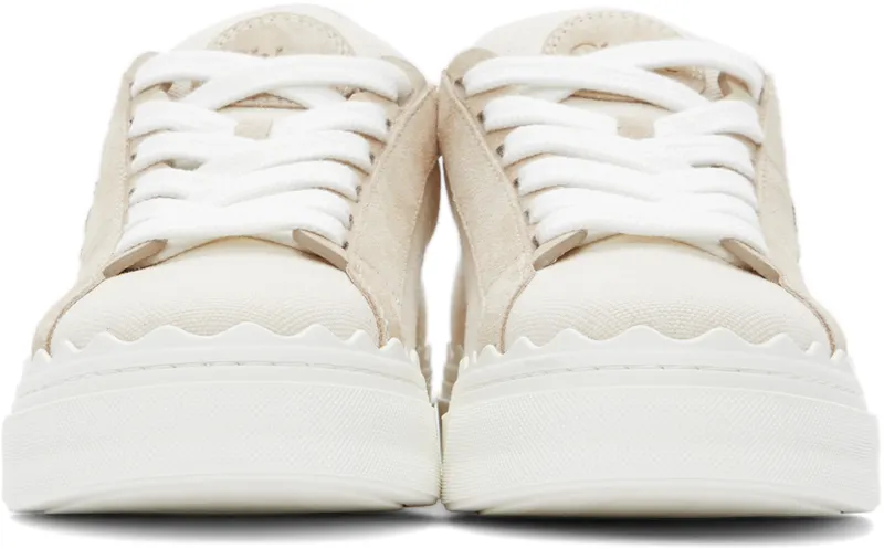 Chloé Black Canvas Lauren Sneakers (CHC21U108Q7)
