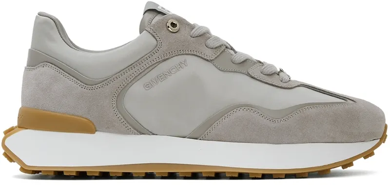 Givenchy Grey GIV Runner Sneakers (BH005CH0WM)