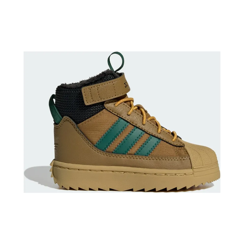 Adidas Superstar Winter Trek Kids Bronze Strata / Collegiate Green / Golden Beige (JQ0341)