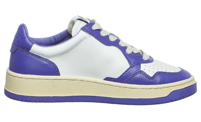 Autry Medalist Low White / Purple (AULWWB05) (3)