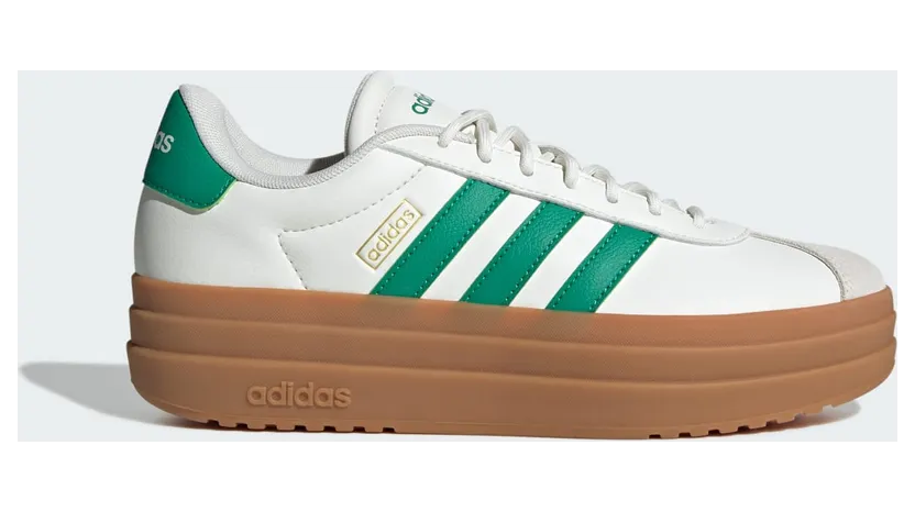 Adidas VL Court Bold Core White / Court Green / Gold Metallic (JQ7832)