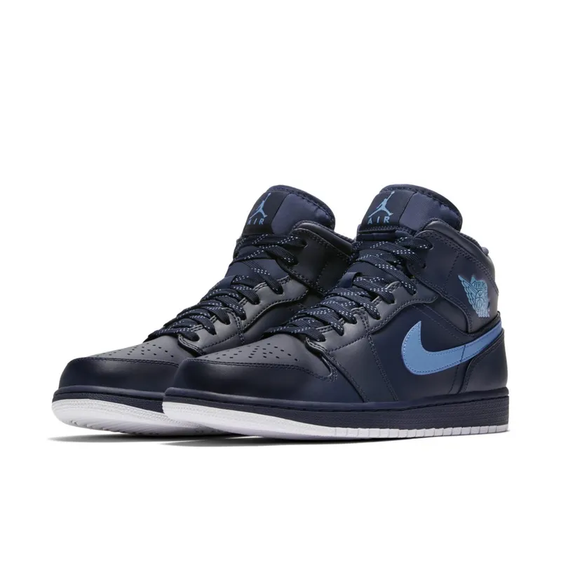 Jordan 1 Retro Mid Obsidian University Blue (554724-405)