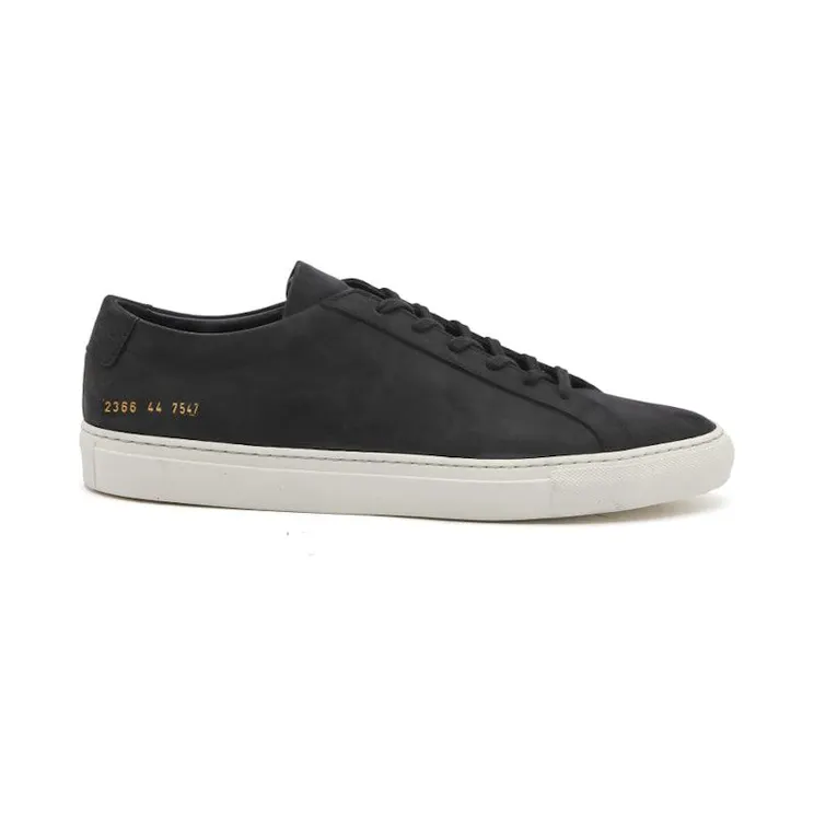 Common Project Original Achilles Low Black Nubuck (2366 XX 7547)