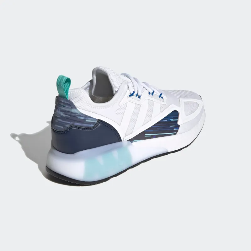 adidas ZX 2K Boost Cloud White / Cloud White / Collegiate Navy (H05148)