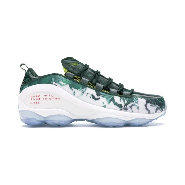 Reebok DMX Run 10 Extra Butter The Predator White/Scout Green-Scarlet-Yellow (Other Brands Reebok)