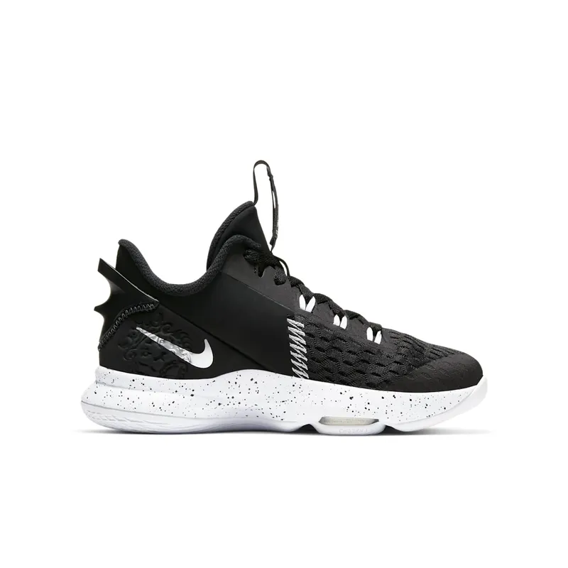 Nike LeBron Witness 5 Black Metallic Silver (CT4629-001)