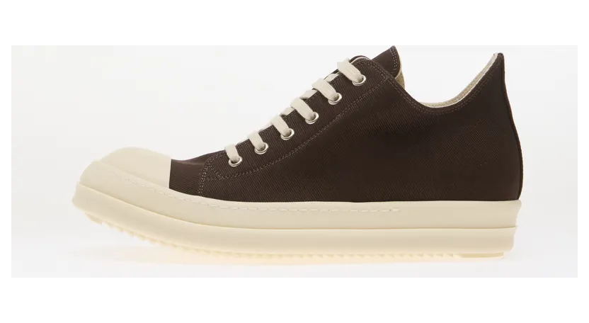 Rick Owens DRKSHDW Denim – Low Sneaks Dark Dust / Milk / Milk