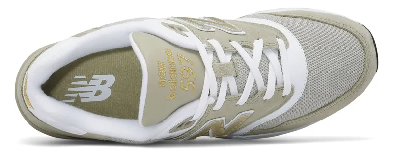 New Balance 597 Classic Khaki/White-Gold Khaki/White-Gold (ML597RSA)