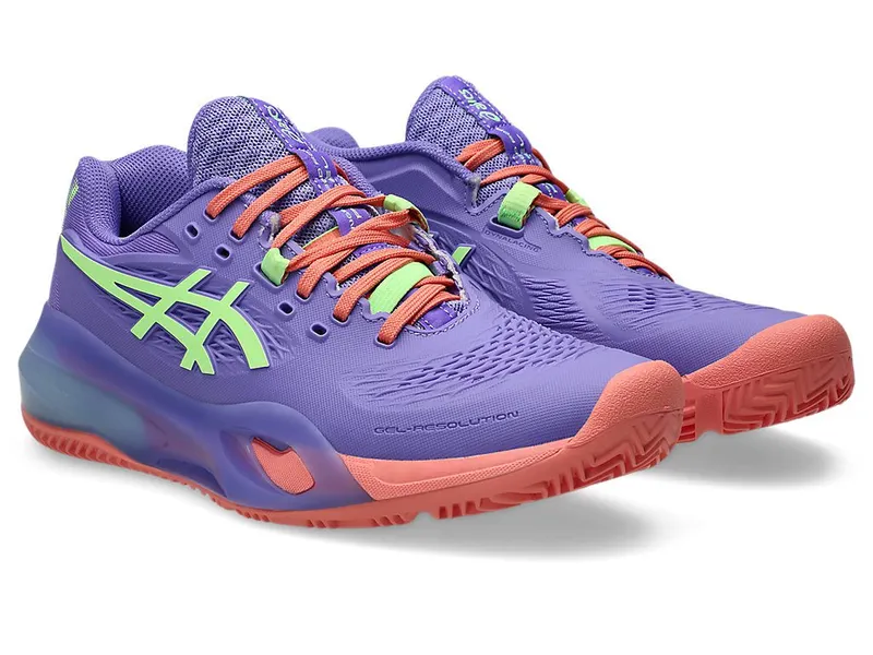 ASICS GEL-RESOLUTION X PADEL “Amethyst / Illuminate Green” (1042A285-501)