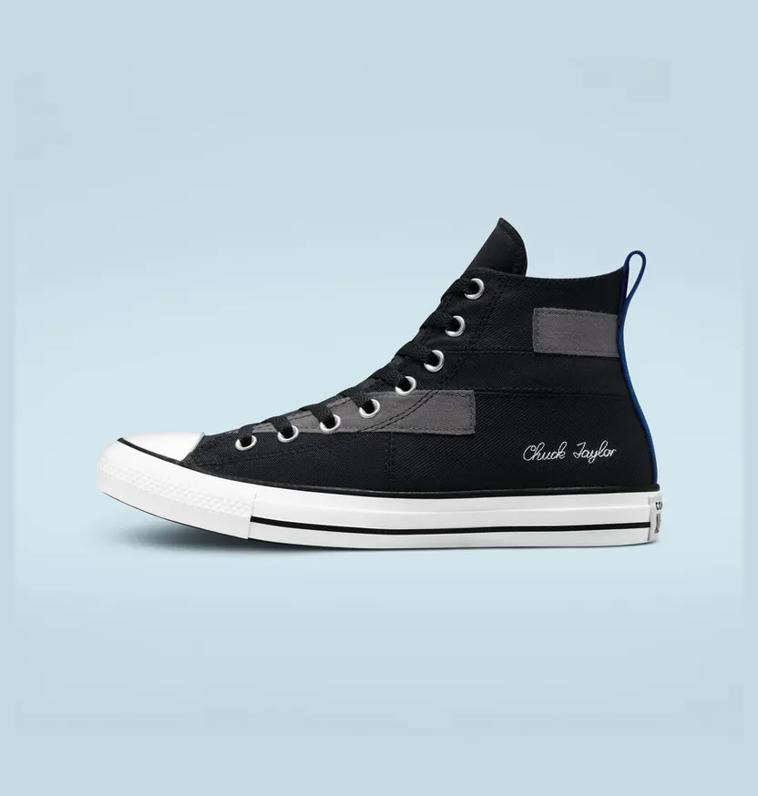 Converse Chuck Taylor All Star Desert Patchwork Zwart/blauw/wit (A02557C)
