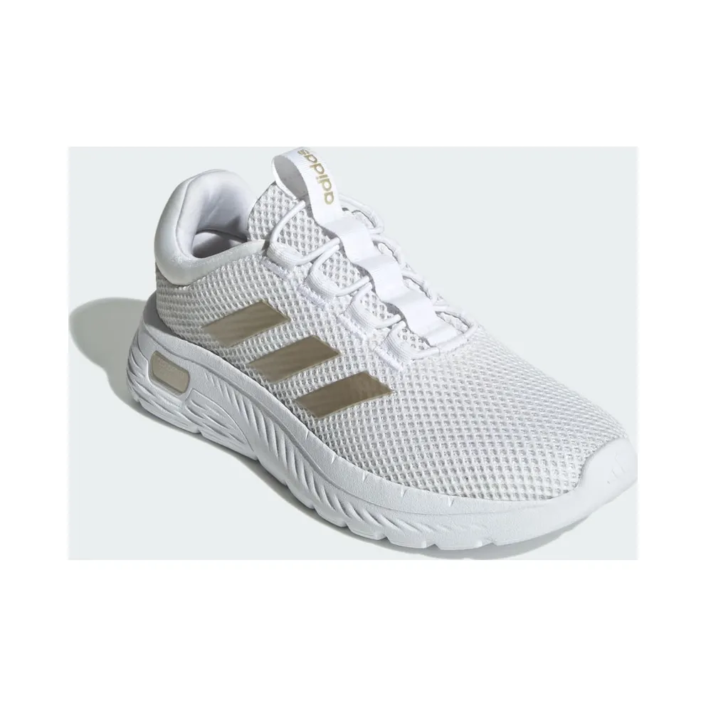 Adidas Cloudfoam Comfy Elastic Lace Cloud White / Champagne Met. / Core Black (IH3612)