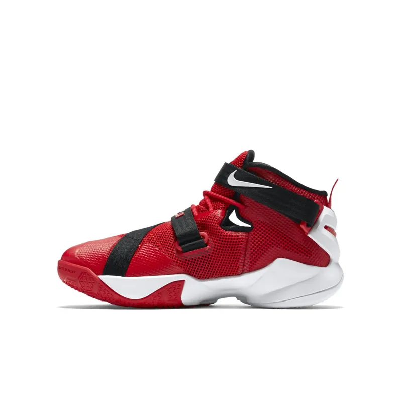 Nike  LeBron Zoom Soldier 9 Red Champ (GS) University Red/Black-Team Red-White (776471-606)