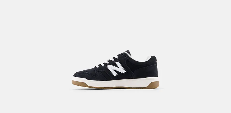 New Balance B480 Lace White Black (PS) (PSB480SB)