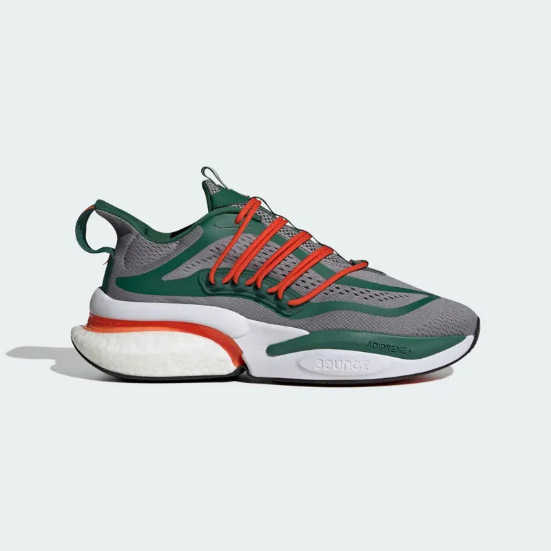 adidas Miami Alphaboost V1 Grey Team Dark Green Team Orange (IE1038)