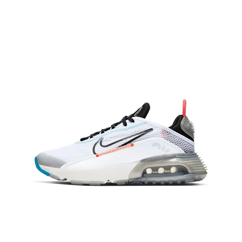 Nike Air Max 2090 Pure Platinum (GS) White/Pure Platinum-Bright Crimson-Black (CJ4066-100)
