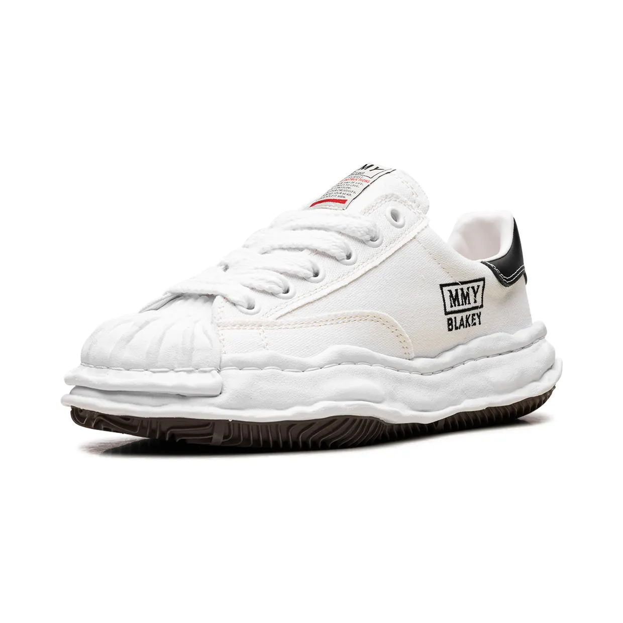 Maison Mihara Yasuhiro Blakey OG Sole Canvas Low “WHITE” (A08FW735-WHT) (3)