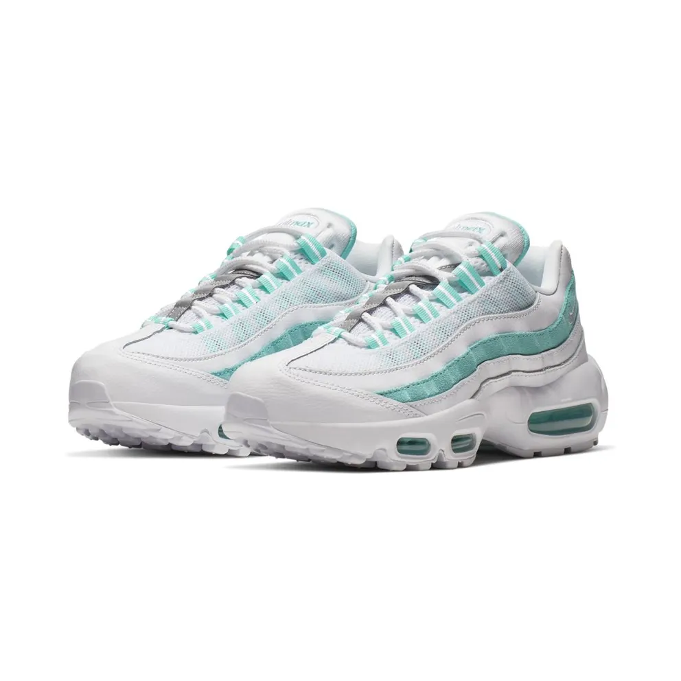 Nike WMNS Air Max 95 White / White / Light Aqua (307960-115)