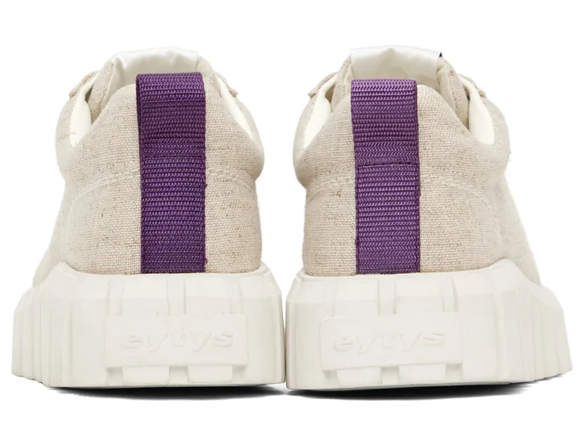 Eytys Beige Odessa Sneakers (F003002) (2)